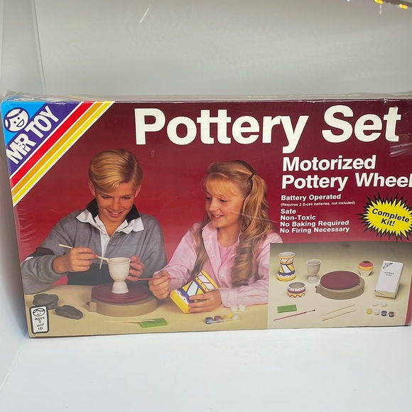 Vintage, Mr. toy pottery, set motorized, pottery wheel, new sealed - Picture 1 of 5